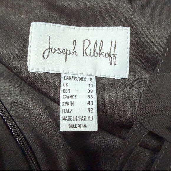 Joseph Ribkoff Womens Pencil Dress 8 Black Whimsigoth Fairy Grunge LBD Cocktail - Picture 2 of 10